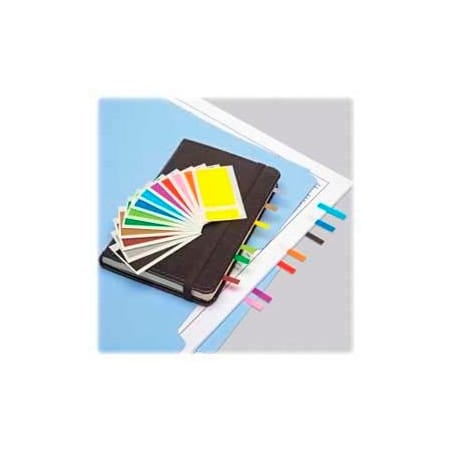 Redi-Tag Redi-Tag Small Flags, 3/16" x 1", Assorted, 240 Flags/Pack 20202